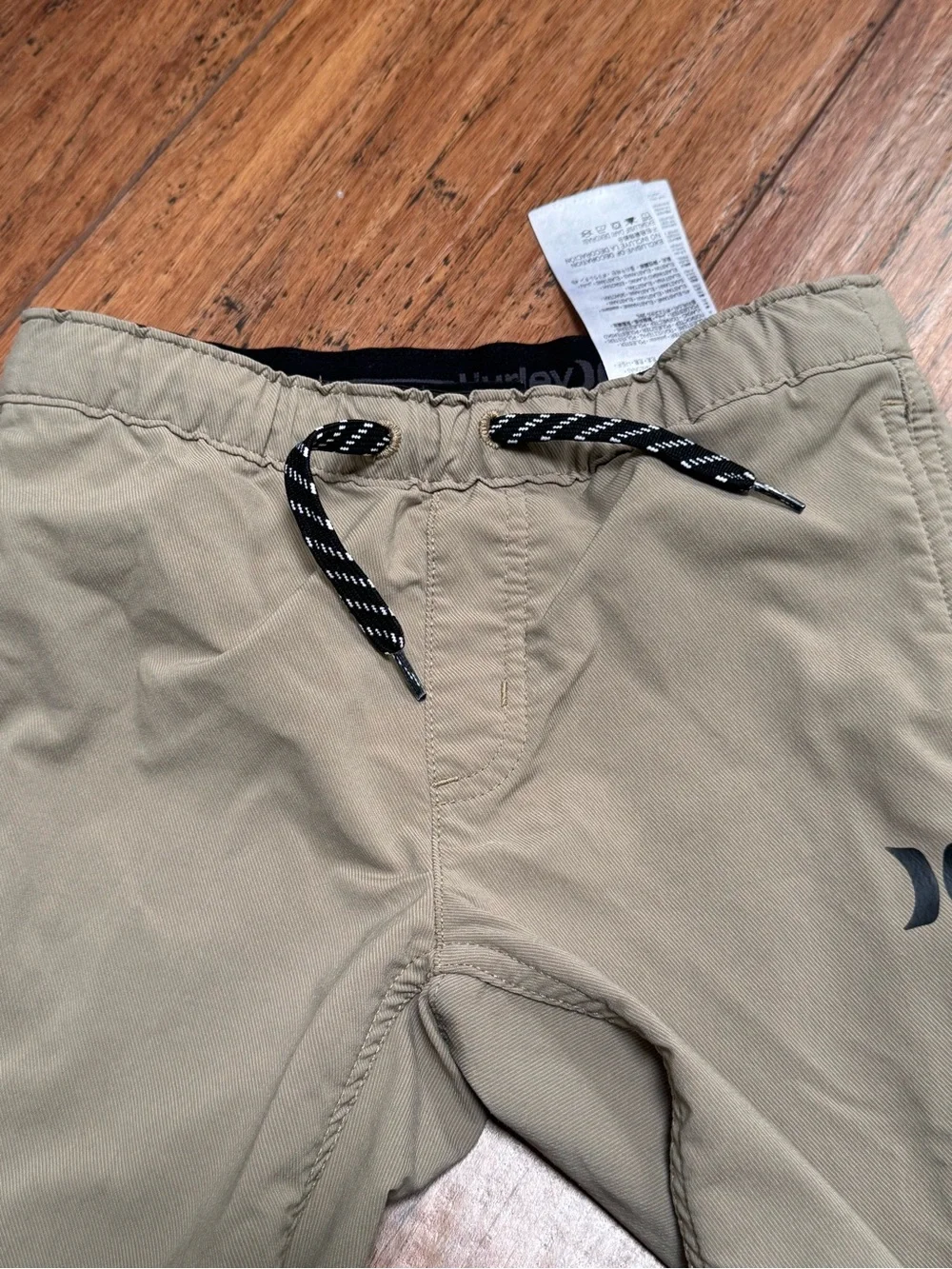 Hurley Boys Khaki Performance Drawstring Pants